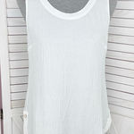 Soft Surroundings  Oceo Gauze Tank Top Ivory XS Photo 0