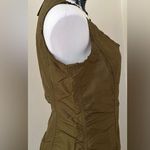 Areli Collection Herms NWT Vertgrn Green Zipper Closure On Side Sz 8 100% Silk. Photo 3