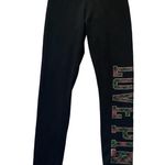 PINK - Victoria's Secret -BLACK LEGGINGS-SIZE SMALL Black leggings Photo 0