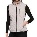 Andrew Marc  Quilted Black Vest Photo 4