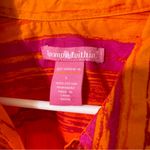 Woman Within 2*  Button‎ Down Top Orange Pink Purple Grey- size L Photo 2