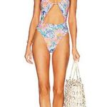 Stone Fox Swim Stone Fox NWT One Piece Swimsuit Riva in Tropical Lily XS Photo 0