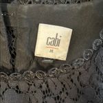 CAbi | Elegant Black Lace Halter Lined Top Photo 6