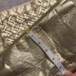 Coach - North South Metallic Woven Leather Gold‎ Leather Shoulder Bag Tote F17099 Photo 15