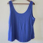 Soma  Cool Nights Shelf Bra Ribbed Tank Brami XXL Royal Blue Photo 1