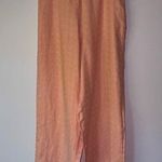 Eileen Fisher  Size M Wide Leg Pants Pink Irish Linen Beach Vacation Lagenlook Photo 0