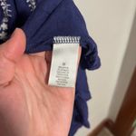 Dress Barn Royal Blue Tank Top with Ivory Embroidery Photo 2