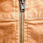 Forever 21 Women’s Size Medium Tan Suede Zippered Mini Skirt •Lace-Up Front NWOT Photo 6