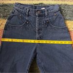 Vint. 80s Roper high rise bareback copper rivet yoke detail cowgirl western jean Blue Size 24 Photo 7