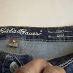 Eddie Bauer Women's Curvy Med Wash Mid Rise Crop Capri Denim Jeans Sz10P New # Photo 9