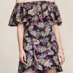 Reformation Off-The-Shoulder Nashville Linen Dress in Lanai Tropical Size Small Photo 0