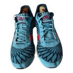 Mizuno Wave Hitogami 4 Women Blue Sneakers Size 8 Running Low Top Tie Closure Photo 3