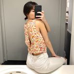 BCBGeneration Floral Cutout Crop Top NWOT Photo 2
