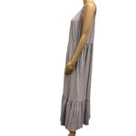Z Supply  Light Purple Gray Sleeveless Spaghetti Strap Cotton Maxi Pocket Dress L Photo 3