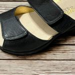 Alegria  Asha Black Crackle Black Leather Sandals Size 36‎ Photo 4