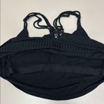 Aerie Black  Lace Detail Crop Top Size Medium Photo 2