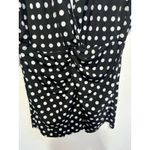 The Room Black White Polkadot V-Neckline Mini Loose Fit Romper Size Small Photo 5
