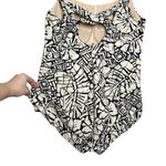 Lands' End Lands’ End Gathered Bust Criss Cross Back Modest One Piece Swim Suit Photo 5