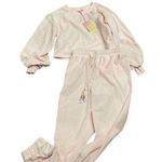 Stoney Clover Lane  terrycloth pink top Small and pants XS nwt Photo 0