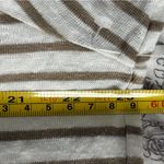 Vince  Striped Long Sleeve Linen Size XL Top NWOT Photo 2