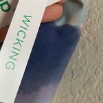 Women New Sports Bra Long line Watercolor Abstract Pattern Strappy back Medium Orange Photo 2