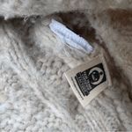 Madewell  Oversized Relaxed Fit Chunky Oatmeal Grandpa Cardigan Sweater Small Photo 3