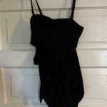 Aerie Full Coverage Ribbed Black One-Piece Swimsuit Photo 0