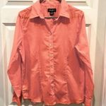 Eddie Bauer Semi Sheer Cotton Button Up Travel Shirt size Large Photo 0