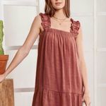 Sweet Wanderer Mini Dress with Ruffle Straps Photo 2
