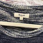 Madewell  Textured Sweatshirt Dress: Heathered Navy Photo 7