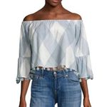 Tularosa  Alexa Top in Cottage Blue Photo 0
