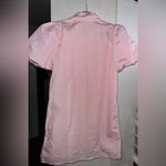 TCEC NEW  PINK & Red Button UP Contrast Ribbon Mini Dress Photo 3