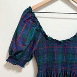 Hill House Louisa nap dress midnight tartan navy green smocked holiday Christmas Photo 4