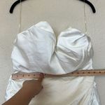 House Of CB  'Emanuela' Ivory white Draped Ruched Mini Dress NWOT size L‎ Photo 8