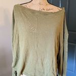 Free People  sweatshirt olive green Photo 0