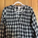 Knox Rose Womens Size Medium Multicolor Plaid Tunic Top Cotton Dress Photo 1