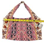 Free People  Movement Womens M Hater Crop Top Cream Pink Rust Boho Print Yoga New Photo 4