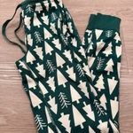 Hanna Andersson Women's Holiday Long John Pajama Pants Green Size XS Photo 2