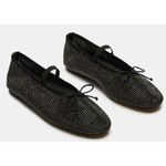 Steve Madden  Delara‎ black mesh rhinestone shoes Mary Jane Ballet Size 11 Photo 10