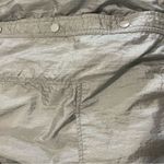 Vintage 80s Lightweight Jacket Shimmer Silver Tudor Court Mid Length Size Medium Photo 10