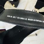 2019 GIAMBATTISTA VALLI x H&M Suede Black Crystal Lips Sandals Heels Photo 8