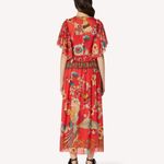 Red Valentino NWOT  bird of paradise forest dress Photo 2