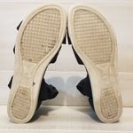 Eileen Fisher {9} Zanya Black Stretch Mesh Sneaker Leather Sandal Photo 8