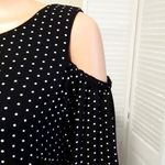 White House | Black Market NWT Size Medium Long Sleeve Polka Dot Dress Photo 4