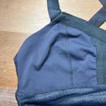 Lululemon Scrunch Ruched Cinched Tie Sports Bra Tank Top Size 4 Grey Two-Toned Photo 2