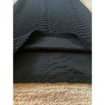 “My Tribe”black textured pencil skirt size M stretch snakeskin pattern Black Size M Photo 4