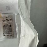 Ted Baker  White Cannan Gathered Oversized Shirt Size US 4 Business Casual Office Photo 7