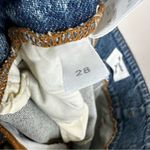 Reformation  Jeans Womens 28 Yasmin Belted High Rise Straight Leg Blue Denim Photo 7