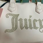 Juicy Couture Obsession Satchel NWT | Dusty Blush Pink Clay Rhinestone Bag NWT Photo 5