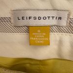 Anthropologie Leifsdottir Yellow Metallic Gold Brocade High Waist Shorts Sz 6 Photo 6